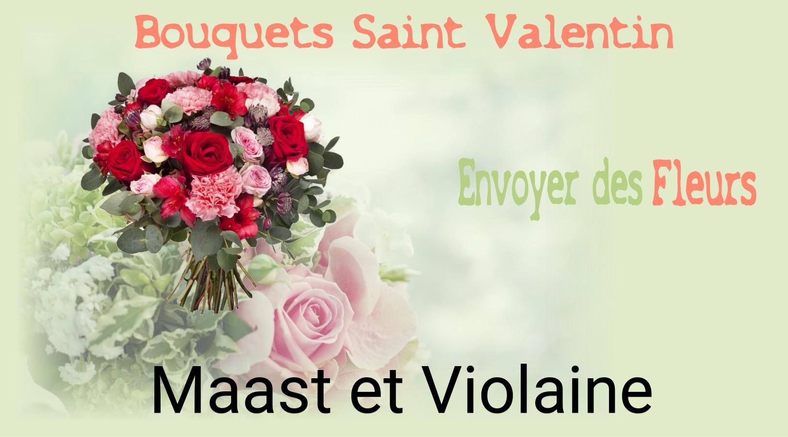 Roses de Saint-Valentin livrées à Maast-et-Violaine